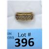 Image 1 : Estate - 10KT White & Yellow Gold Band Ring