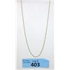 Image 1 : Estate - 10KT Yellow Gold 16" Box Link Chain