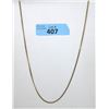 Image 1 : Estate - 10KT Yellow Gold 26" Curb Link Chain