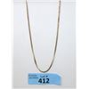 Image 1 : Estate - 14KT Yellow Gold 17" Curb Link Chain