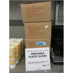 8 Cases of Non Medical Disposable Food Prep Gloves