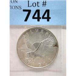 1 Oz. .999 Fine Silver  Silver Eagle  Round