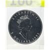 Image 2 : 1 Oz .9999 Fine Silver 1989 Canada Maple Leaf Coin