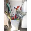 Image 1 : Bin of Miscellaneous Garden Tools