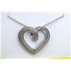 Image 2 : Multi Gemstone Reversible Heart Necklace