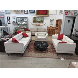 New 3 Piece Sofa Set - Fabric Upholstered