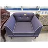 Image 1 : New Purple Fabric Upholstered Arm Chair