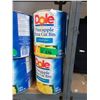Image 1 : Eight 2.84 L Cans of Dole Pineapple Pizza Cut Bits