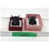 Image 2 : 2 New Black Satanic Goat Head Bikers Ring