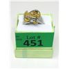 Image 2 : New Gold and Silver Tone Men's Biker Ring