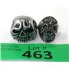 Image 1 : 2 New Gosteel Biker Style Rings -Both are Size 11