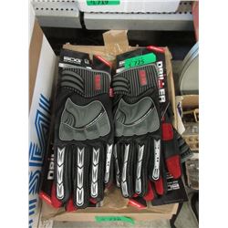 4 Pairs of BDG Driller Gloves - Size XL