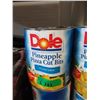 Image 1 : Eight 2.84 L Cans of Dole Pineapple Pizza Cut Bits