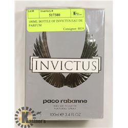 100ML BOTTLE OF INVICTUS EAU DE TOILETTE