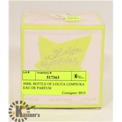 50ML BOTTLE OF LOLITA LEMPICKA EAU DE PARFUM