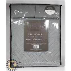 NEW 3PC KING SIZE QUILT SET
