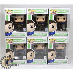 BOX OF 6 FUNKO POP VINYL FIGURES