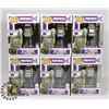 Image 1 : BOX OF 6 FUNKO POP VINYL FIGURES