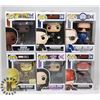 Image 1 : LOT OF 6 ASSORTED FUNKO POP VINYL FIGURES.