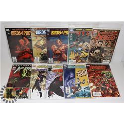 LOT OF 10 PLUS VARIOUS COMICS