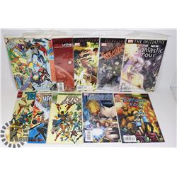 LOT OF 10 PLUS VARIOUS COMICS