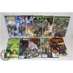 LOT OF 10 PLUS VARIOUS COMICS