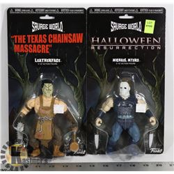 LOT OF 2 SAVAGE WORLD FIGURES - MICHAEL MYERS &