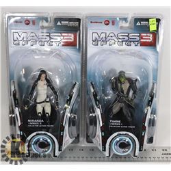 LOT OF 2 MASS EFFECT 3 FIGURES - THANE AND MIRANDA