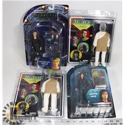 LOT OF STAR TREK & STARGATE FIGURES