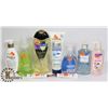 Image 1 : BAG OF ASSORTED HAND SOAP, CONDITIONER AND MORE.