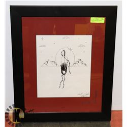 ORIGINAL ART BY K. GAMBLER 19.5"X23.5".