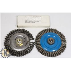 2 WALTER 5 X 1/4 X 5/8" STAINLESS WIRE WHEEL