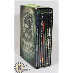 COMPLETE ALIEN- PREDATOR COLLECTION 8 TOTAL MOVIES