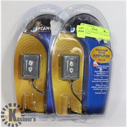 LOT OF 2 PLANTRONICS CELL PHONE AMPLIFIERS