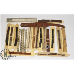 FLAT WITH VINTAGE WATCH STRAPS - NEVER USED