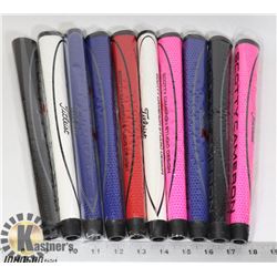 LOT OF 10 SCOTTY CAMERON PUTTER GRIPS.