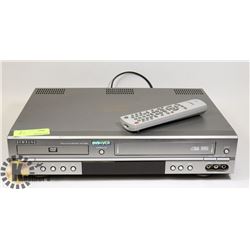 SAMSUNG DVD & VCR PLAYER WITH REMOTE