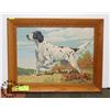 Image 1 : VINTAGE PAINTING OF A DOG.