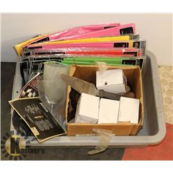 BOX OF MISCELLANEOUS ITEMS