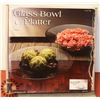 Image 1 : GLASS BOWL PLATTER.