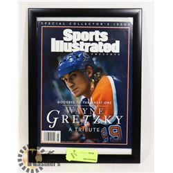 FRAMED SPORTS ILLUSTRATED WAYNE GRETZKY A TRIBUTE