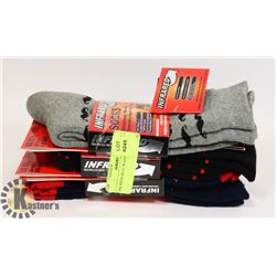 3PK MENS HEAT WAVE SOCKS