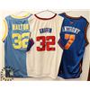 Image 1 : LOT OF 3 JERSEYS - BILL WALTON COLLEGE, CARMELO