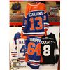 Image 1 : LOT OF SIZE 52 HOCKEY JERSEYS - YAKUPOV, HALL,