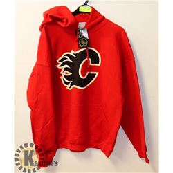 NEW MENS CALGARY FLAMES HOODIE SIZE XL