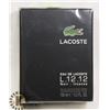 Image 1 : LACOSTE L. 12. 12 NOIR INTENSE EAU DE TOILETTE