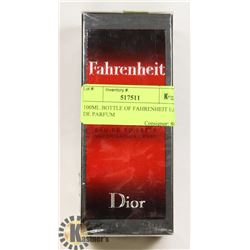 100ML BOTTLE OF FAHRENHEIT EAU DE PARFUM