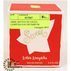 100ML BOTTLE OF LOLITA LEMPICKA EAU DE PARFUM