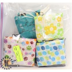 5PK RE-USABLE SHOPPING BAGS
