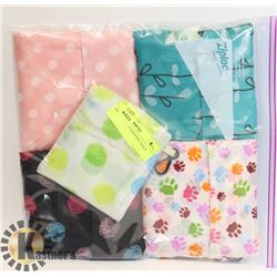 5PK RE-USABLE SHOPPING BAGS